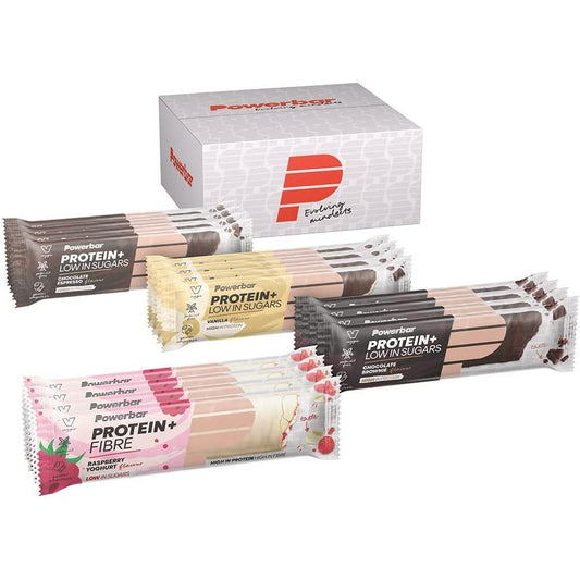 Powerbar - Protein Plus Low Sugar 16 x 35g Riegel Mix-Pack