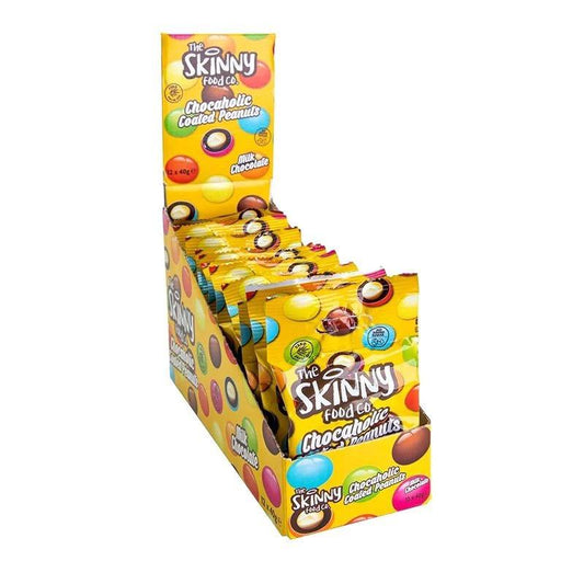 Skinny Food - Chocaholic Peanuts 12 x 40g Beutel