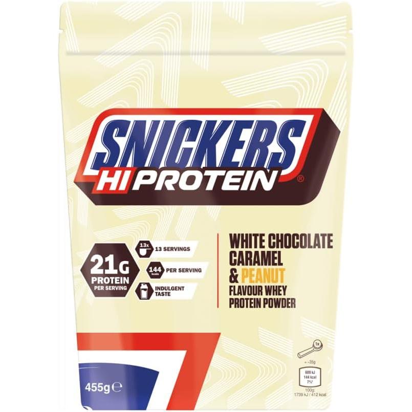 Snickers - Hi Protein Pulver 455g Beutel White