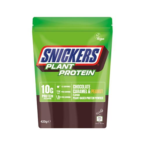 Snickers - PLANT HiProtein Pulver 420g Beutel Chocolate Caramel & Peanut