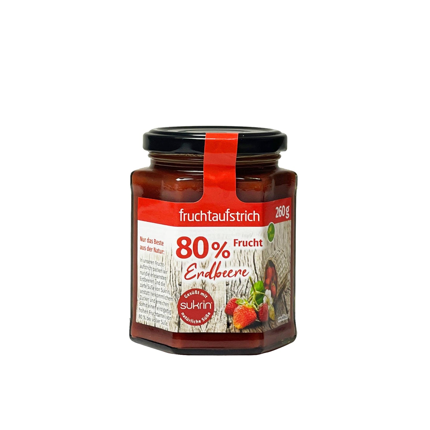 Sukrin - Fruchtaufstrich mit Erythrit 260g Glas