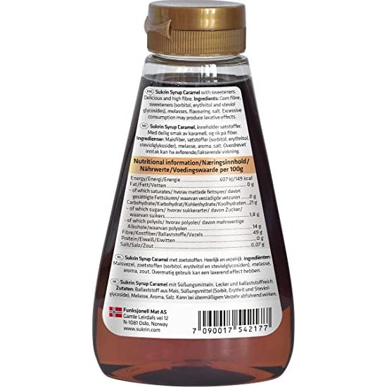 Sukrin - Sirup 450g Flasche Caramel MHD 08.08.2026