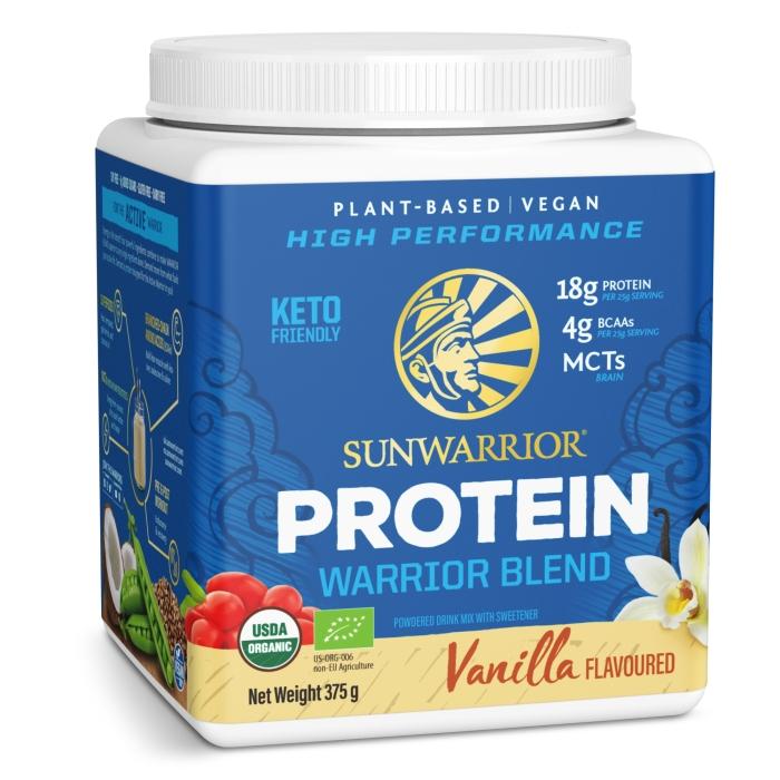 Sunwarrior - Protein Warrior Blend 375g Dose Vanilla MHD 14.10.2026