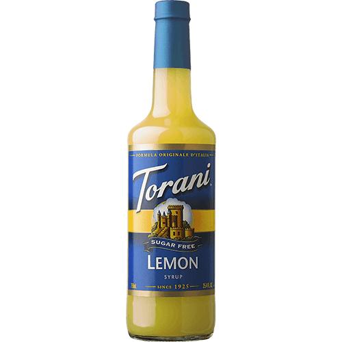 Torani - Zuckerfreier Sirup (Sugar Free) 750ml Flasche Lemon MHD 05.04.2026