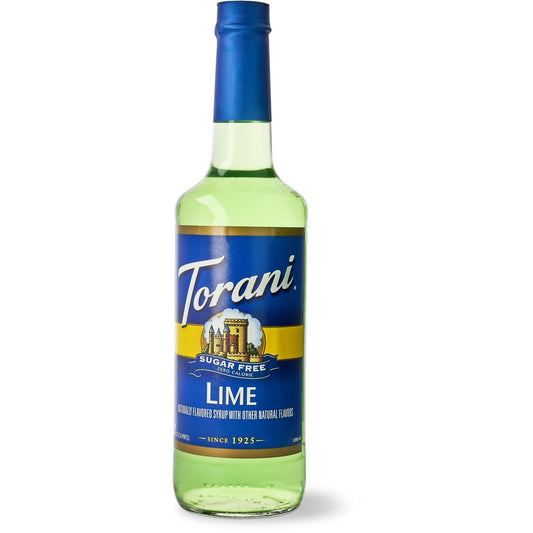 Torani - Zuckerfreier Sirup (Sugar Free) 750ml Flasche Lime MHD 21.05.2026