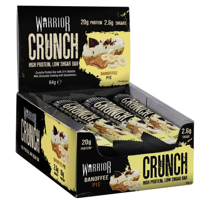 Warrior - Crunch Bar High Protein Low Sugar 12 x 64g Riegel