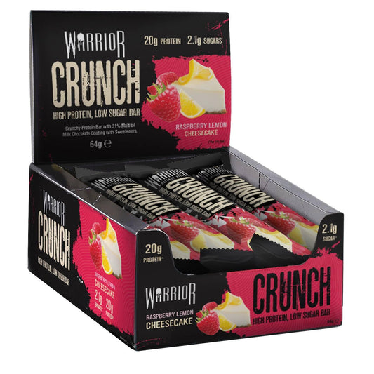 Warrior - Crunch Bar High Protein Low Sugar 12 x 64g Riegel