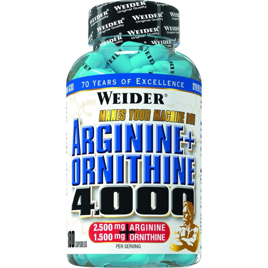 Weider - Arginin + Ornithin 4000 180 Kapseln