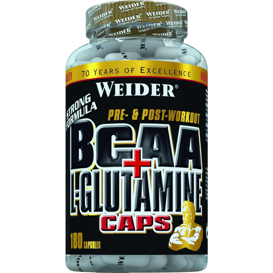 Weider - BCAA + L-Glutamine Caps 180 Kapseln Dose