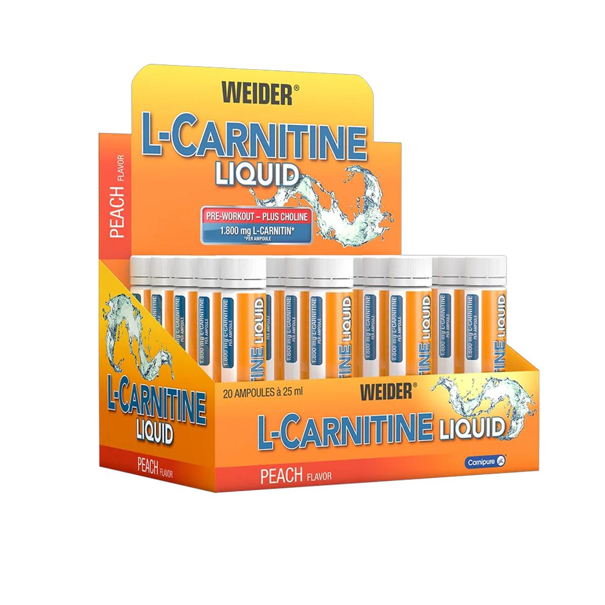 Weider - L-Carnitin Liquid 1800 20 x 25ml Ampullen