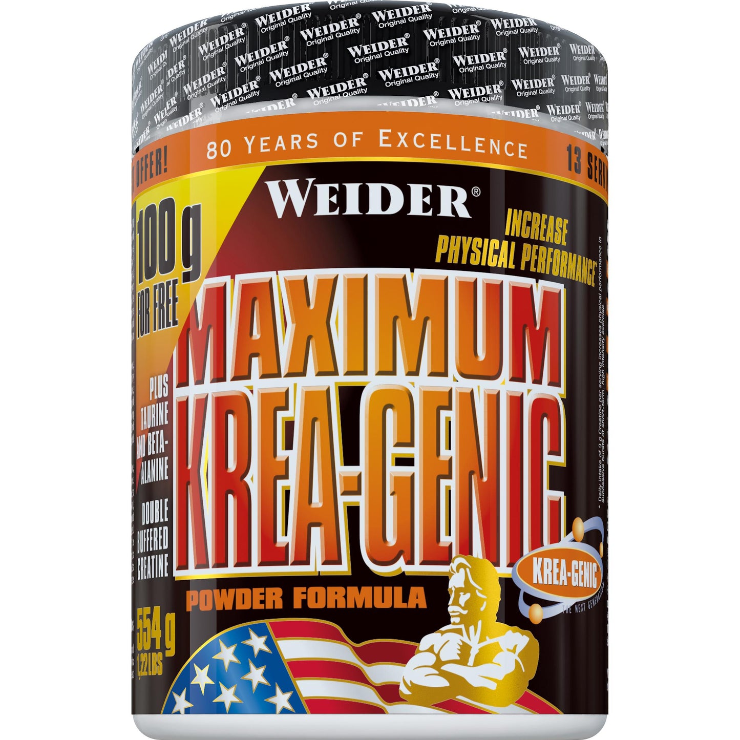Weider - Maximum KREA-GENIC 554g Dose