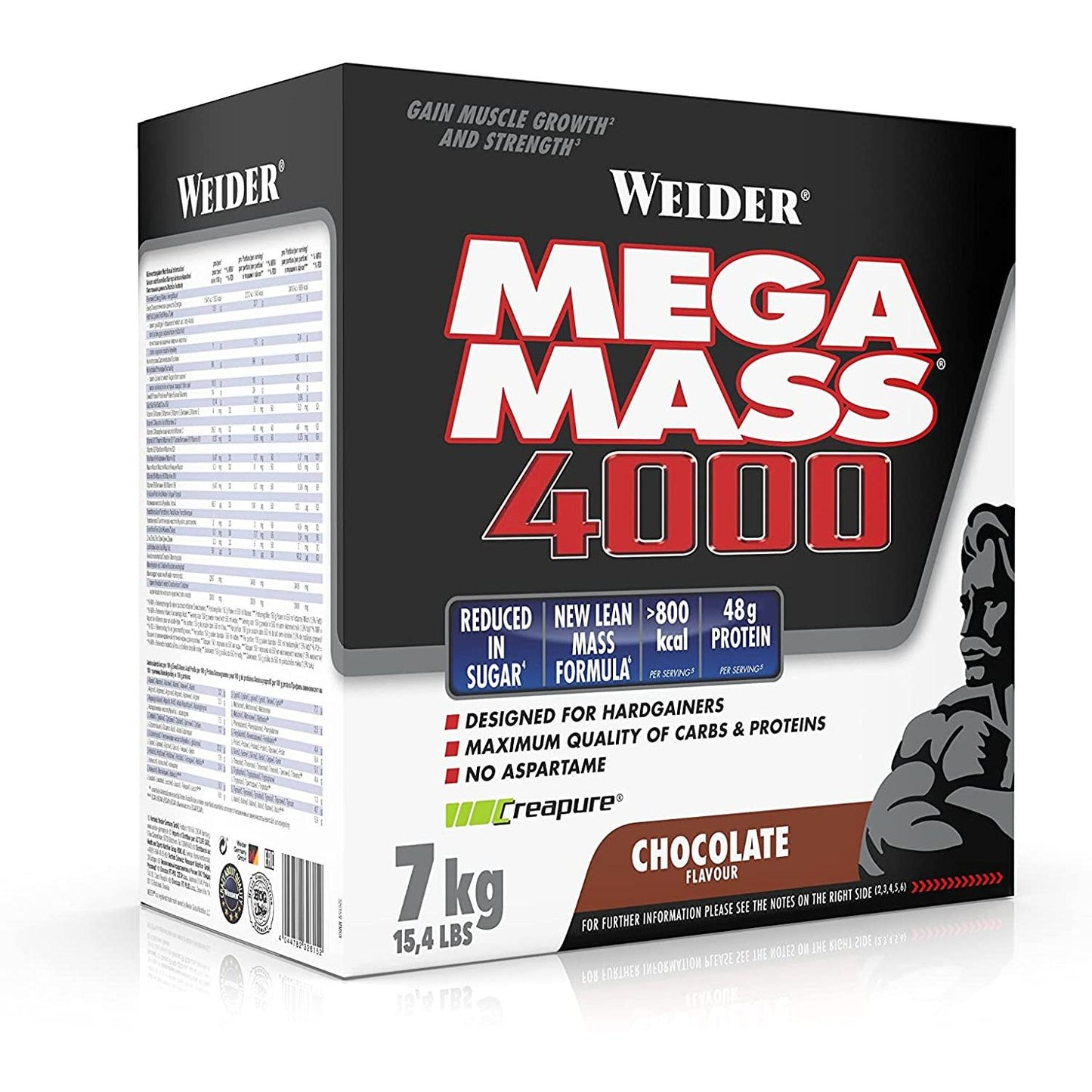 Weider - Mega Mass 4000 7kg Karton