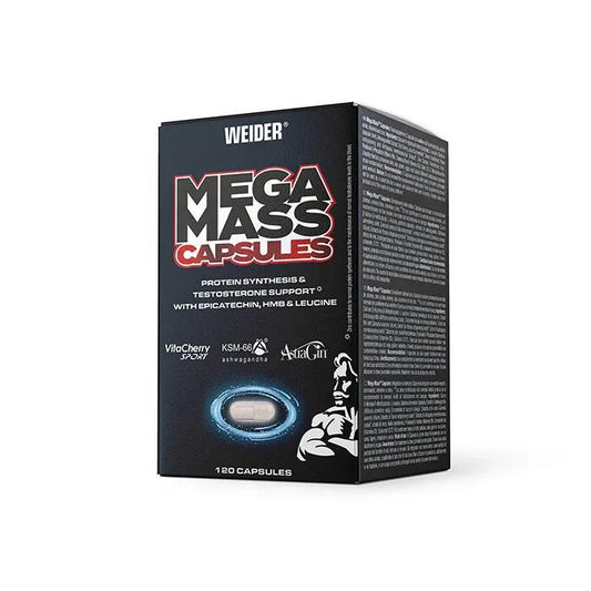 Weider - Mega Mass Capsules 120 Kapseln Dose
