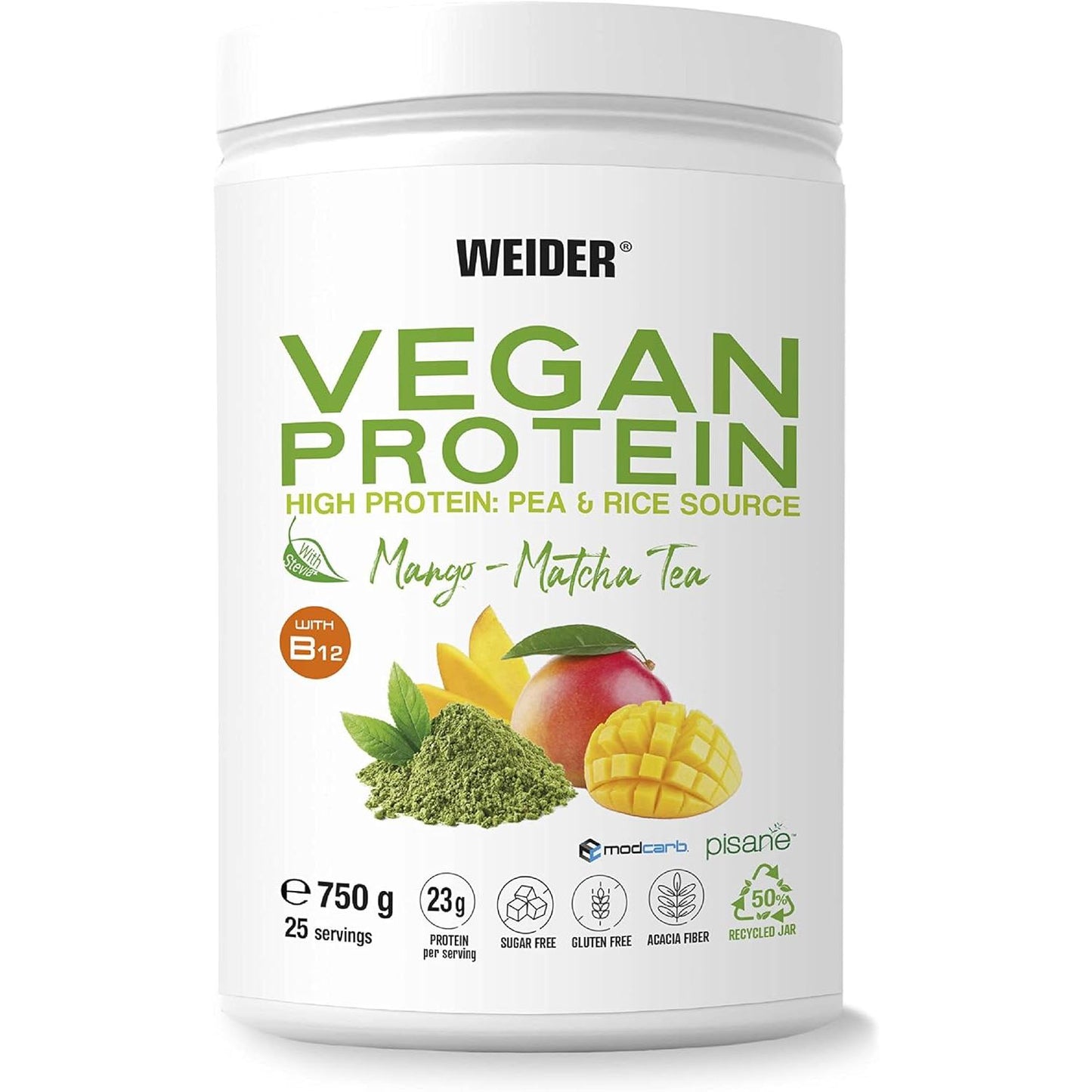 Weider - Vegan Protein Fruits & Greens 750g Dose