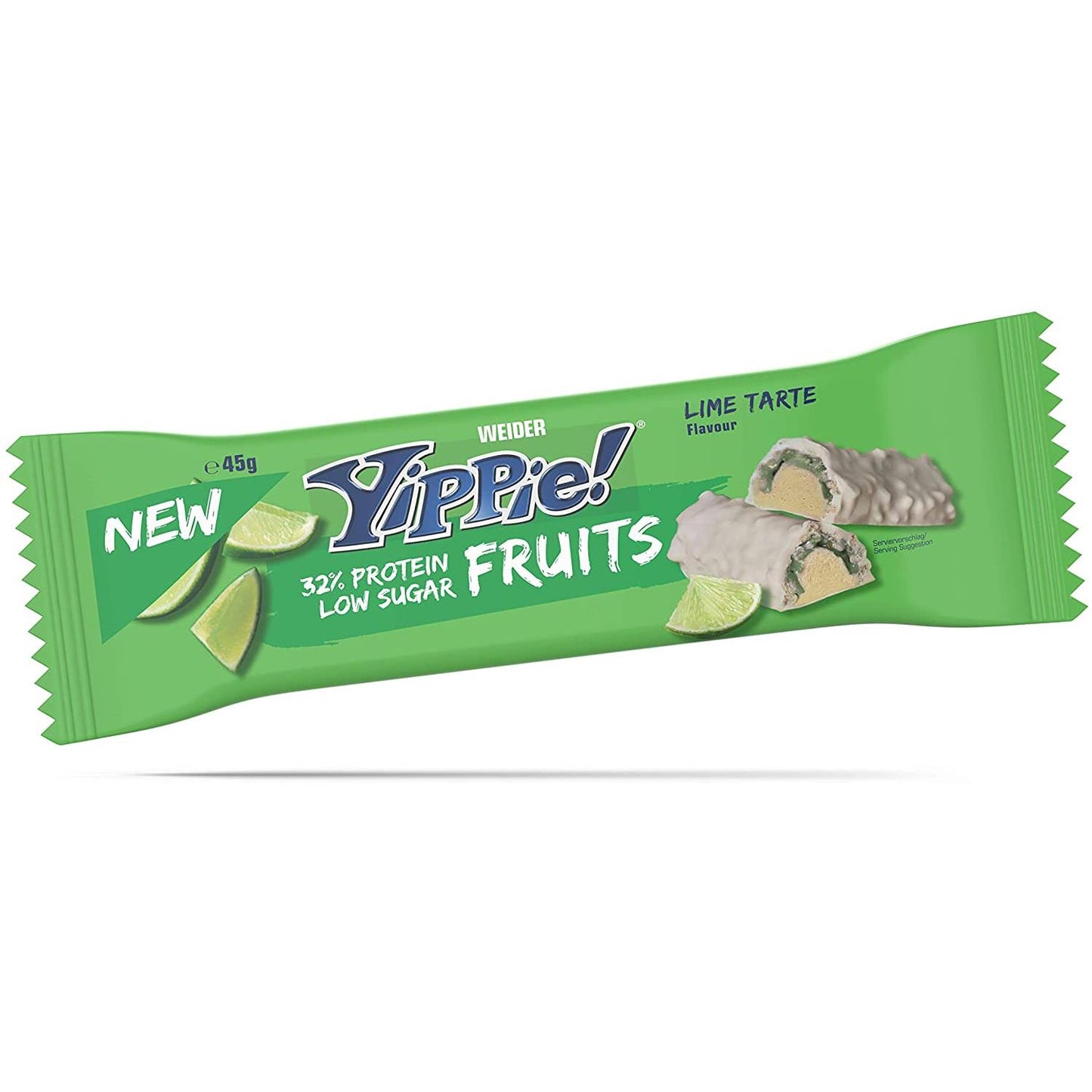 Weider - Yippie! Bar Fruits Low Sugar 1 x 45g Riegel