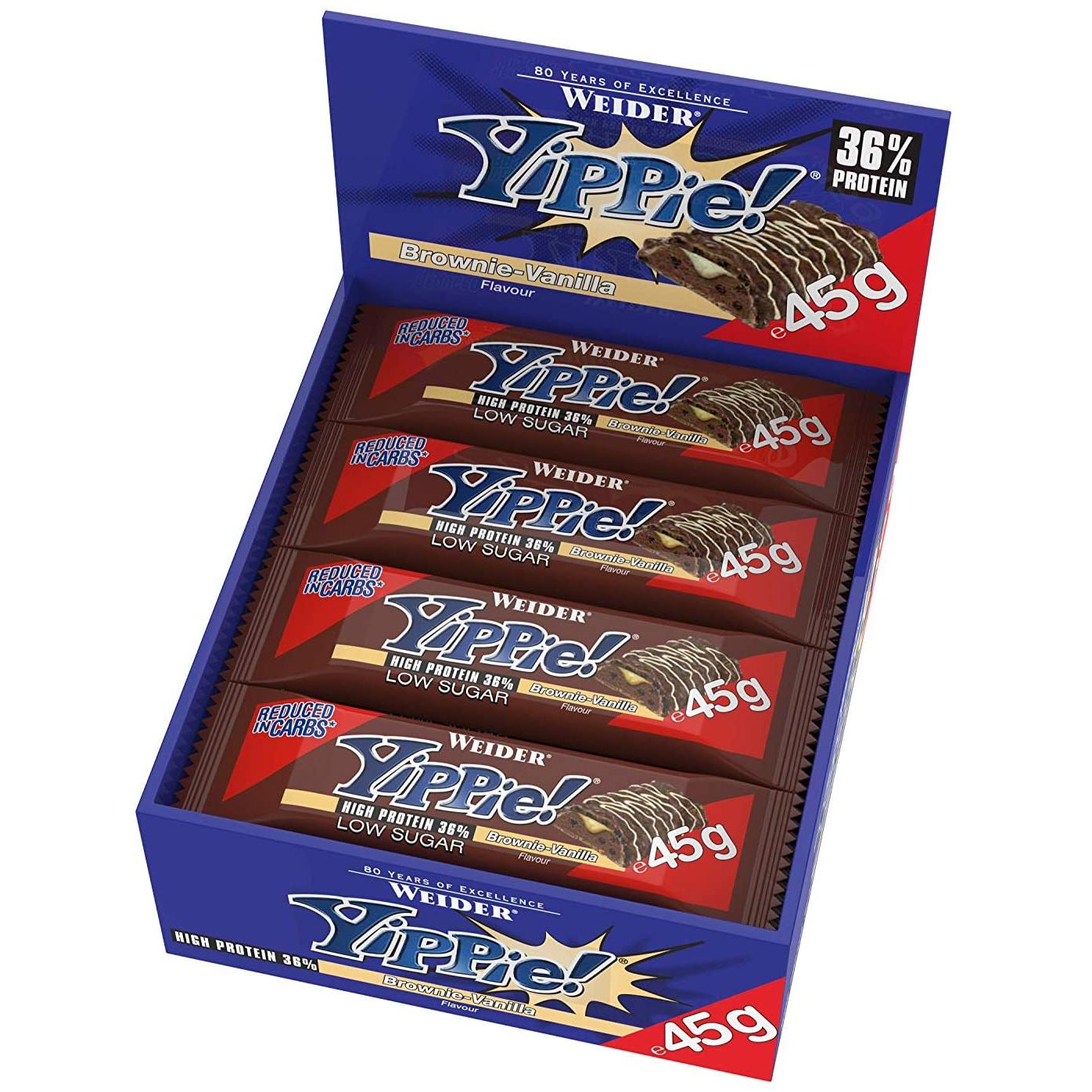 Weider - Yippie! Riegel 12 x 45g