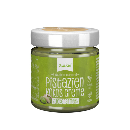 Xucker - Pistazien-Kokos-Creme mit Xylit 200g Glas