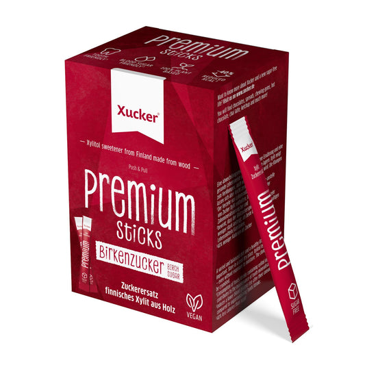 Xucker - Premium Xylit Sticks (finnisch) 50 x 4g = 200g Karton
