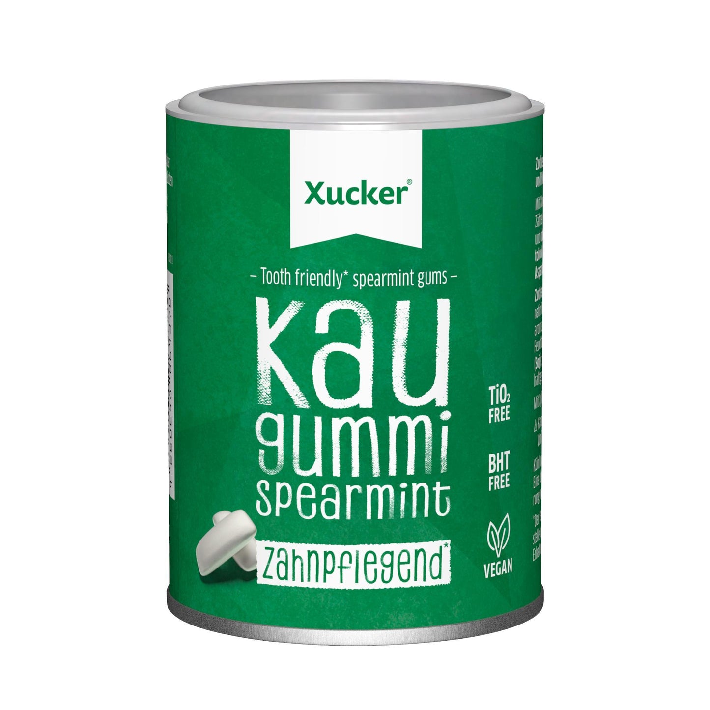 Xucker - Zahnpflegekaugummis mit Xylit ohne Titandioxid 100g Dose