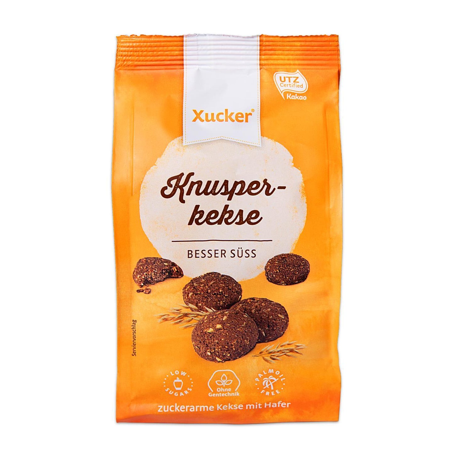 Xucker - Zuckerarme Knusperkekse Schoko-Hafer mit Xylit 125g Beutel