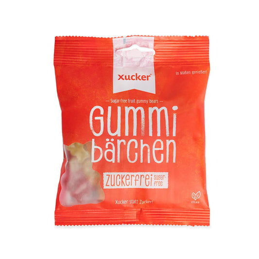 Xucker - Zuckerfreie Gummibärchen mit Xylit 100g Beutel